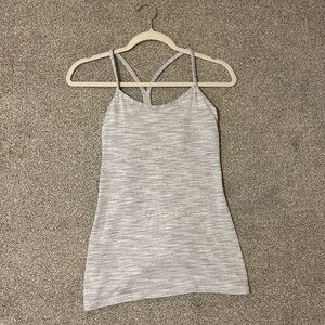 Grey Striped Lululemon Tank